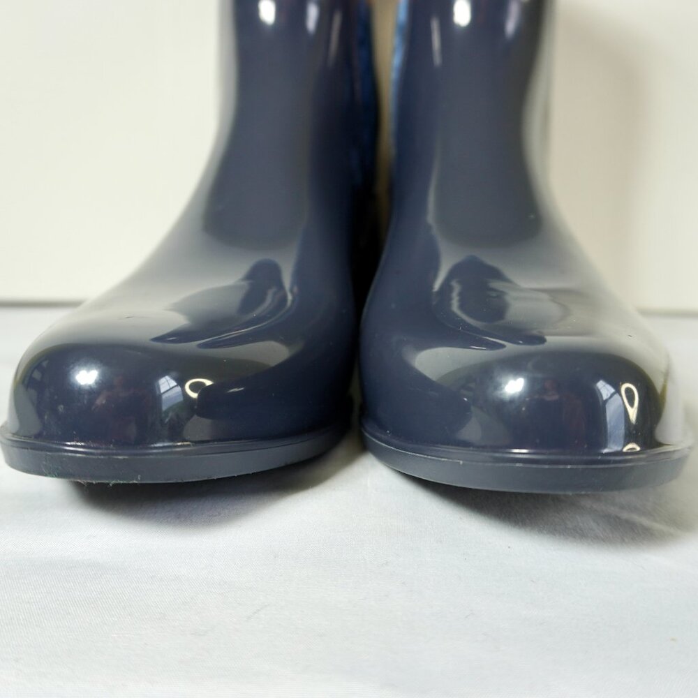 Coach Rivington Blue Rain Booties Ankle Boots Outdoor Garden Work Shoes New Sz 8 - Picture 7 of 10